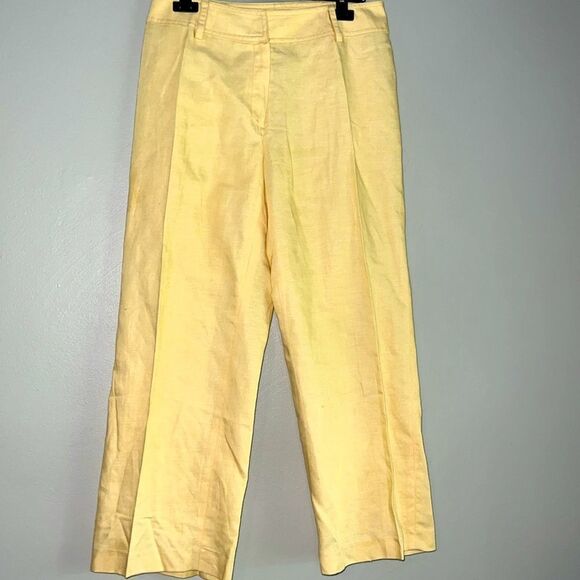 Focus 2000 size 4 linen blend cropped pants - Picture 3 of 7